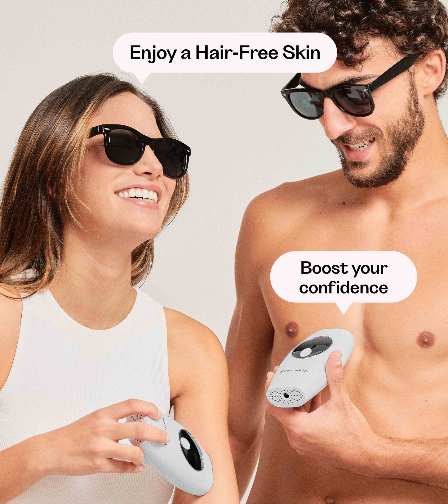 5MINSKIN HAIR ZAPPER 2.0 - COMBINÉ D'ÉPILATION LASER À DOMICILE