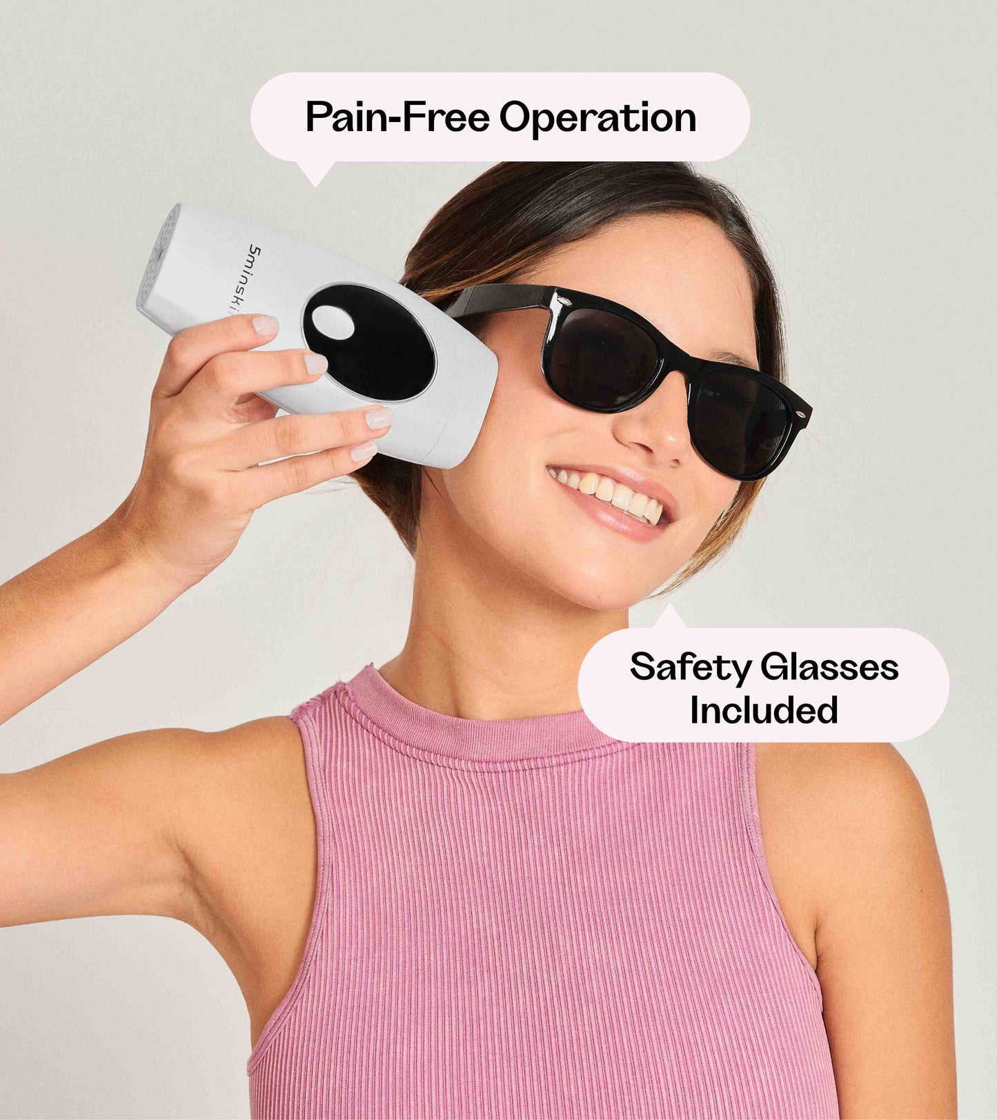 5MINSKIN HAIR ZAPPER 2.0 - COMBINÉ D'ÉPILATION LASER À DOMICILE