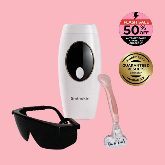 COMBINÉ D'ÉPILATION LASER À DOMICILE 5MINSKIN