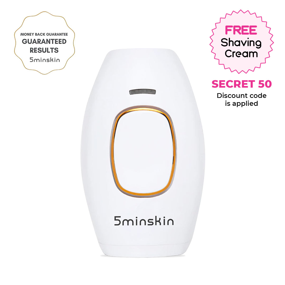 COMBINÉ D'ÉPILATION LASER À DOMICILE 5MINSKIN
