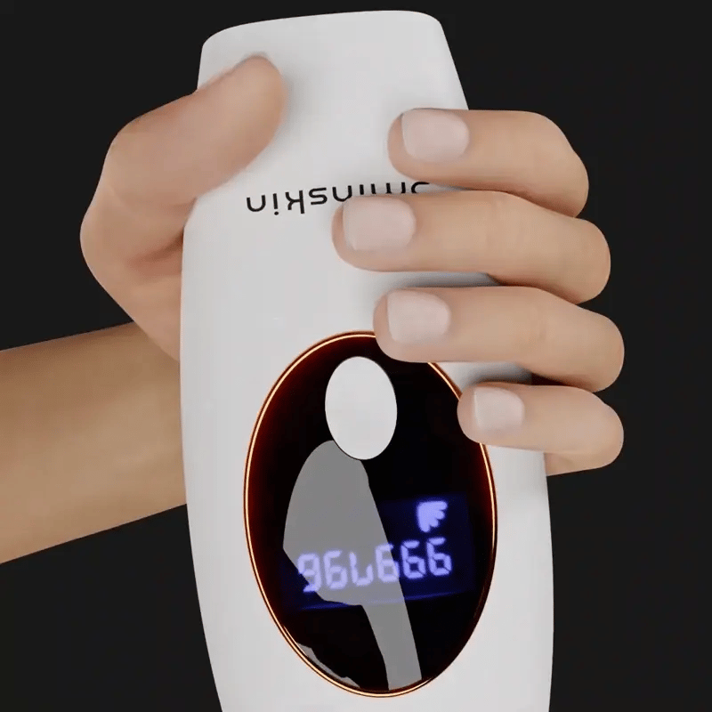 5MINSKIN AT-HOME LASER HAIR REMOVAL HANDSET + BODY SCRUB
