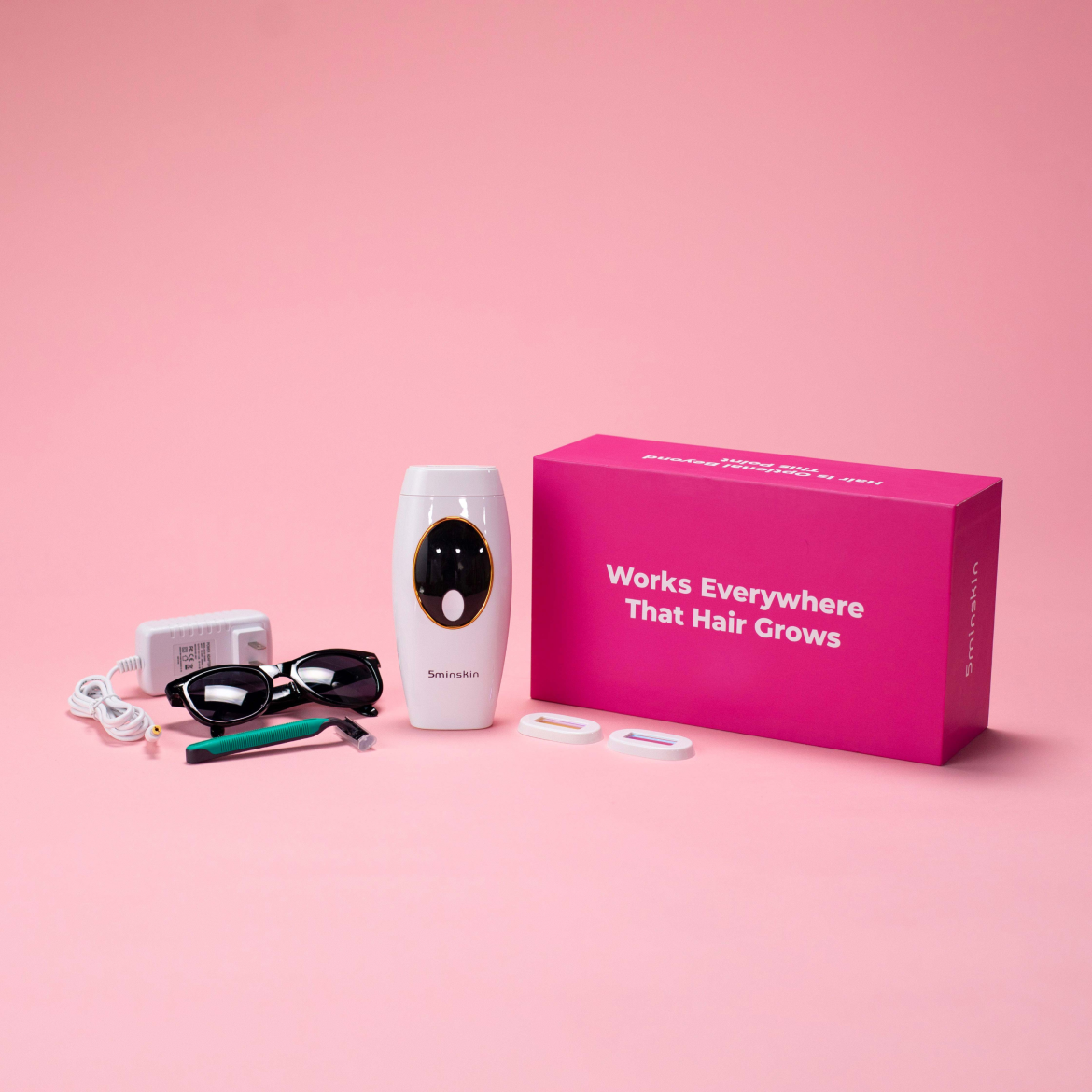 5MINSKIN HAIR ZAPPER 2.0 COMBINÉ D'ÉPILATION LASER À DOMICILE