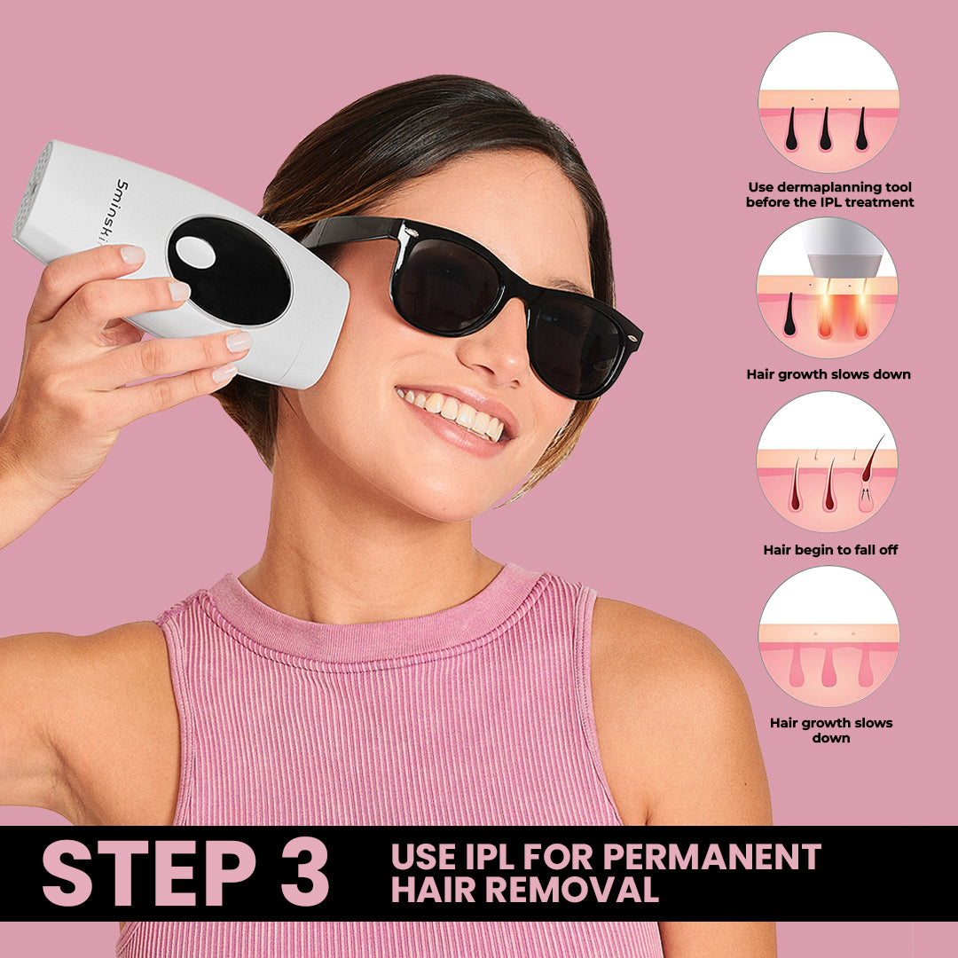 5MINSKIN AT-HOME LASER HAIR REMOVAL HANDSET - 72% OFF INTERNATIONAL WOMEN'S DAY SALE + 4 FREE GIFTS (WORTH $290)