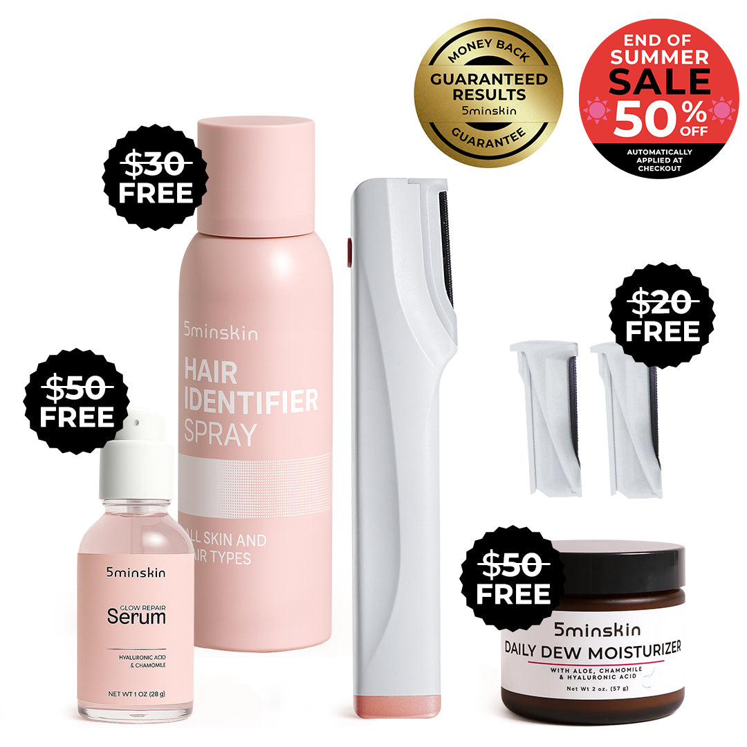 5MINSKIN ELECTRIC DERMAPLANING TOOL - 50% OFF END OF SUMMER  SALE + 4 FREE GIFTS (WORTH $150)