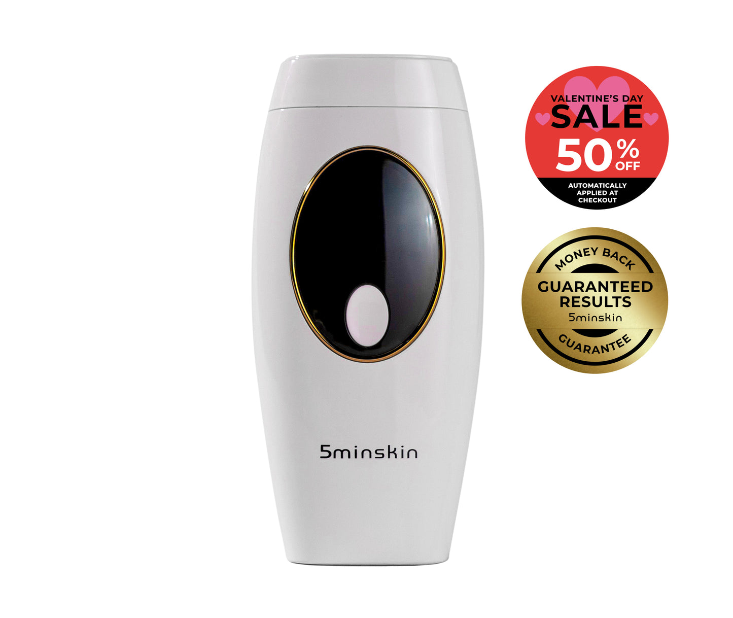 5MINSKIN AT-HOME LASER HAIR REMOVAL HANDSET - 50% OFF VALENTINE'S DAY SALE