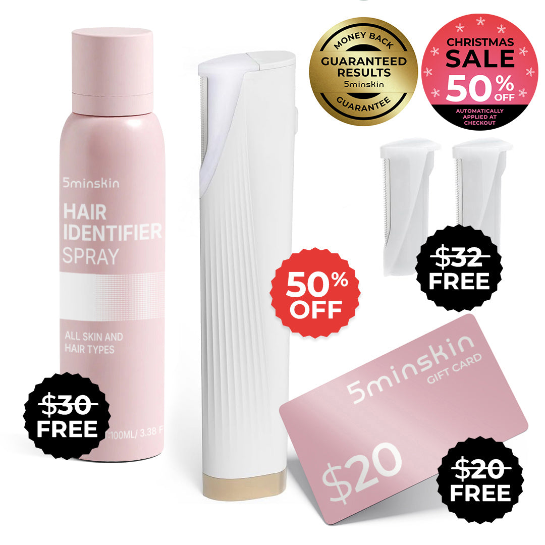 DISPOSITIVO PER LA DEPILAZIONE LASER 5MINSKIN A CASA